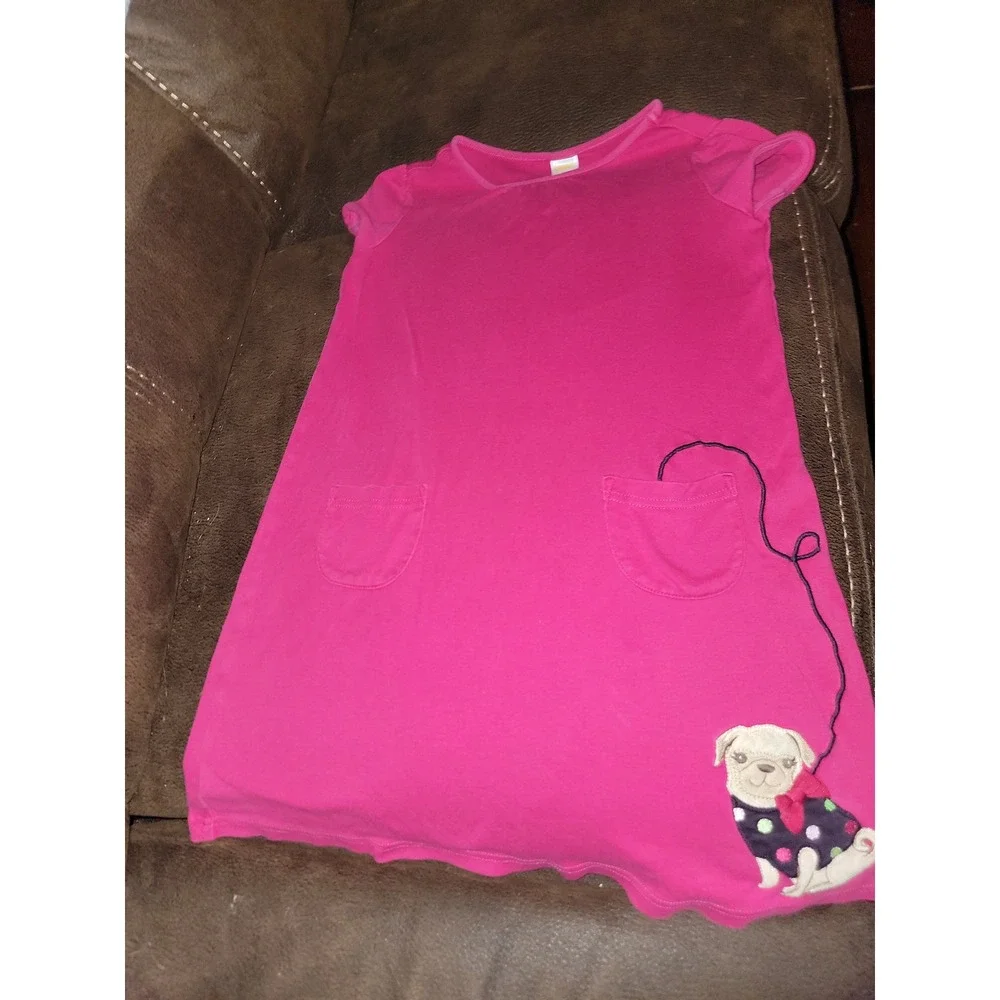Gymboree pups and kisses‎ pug dog dress size 8